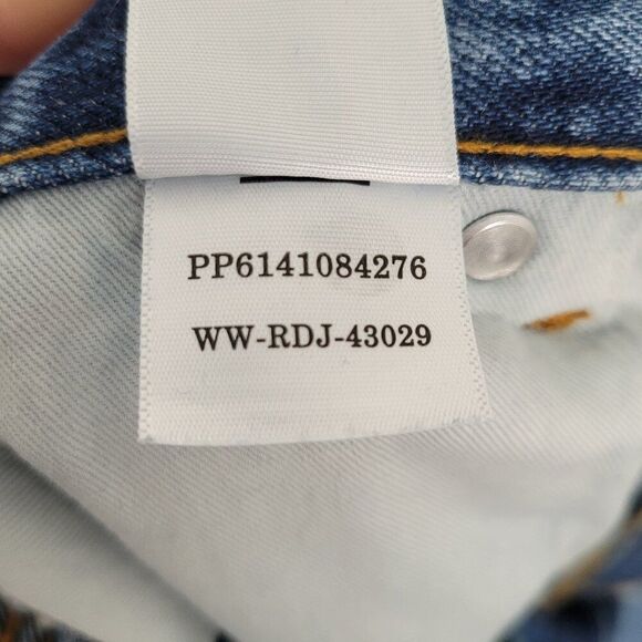 Everlane The Relaxed Straight Fit Organic Cotton Crop Jeans Blue Size 29 Regular - Picture 12 of 13